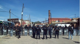 Policía Federal en Cananea Foto ANAD